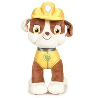 Pluche Paw Patrol Rubble Classic knuffel 19 cm