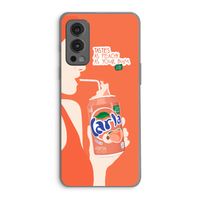 Peach please!: OnePlus Nord 2 5G Transparant Hoesje