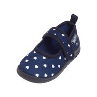 Playshoes pantoffels marine hartjes Maat