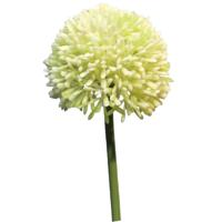 Allium/Sierui Globemaster kunstbloem - losse steel - creme - 44 cm - Natuurlijke uitstraling