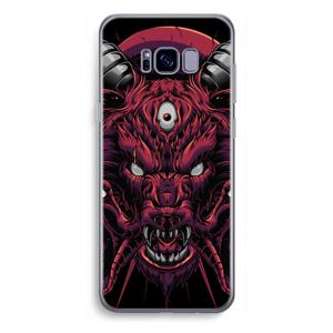 Hell Hound and Serpents: Samsung Galaxy S8 Plus Transparant Hoesje