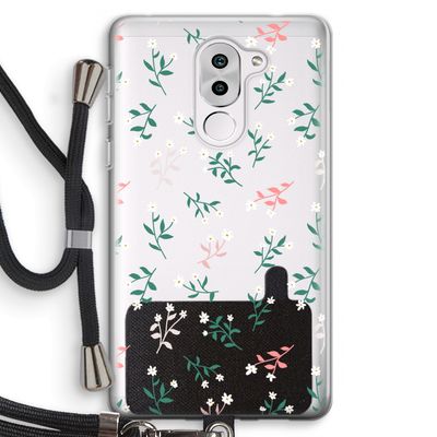 Small white flowers: Honor 6X Transparant Hoesje met koord