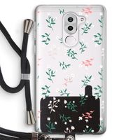 Small white flowers: Honor 6X Transparant Hoesje met koord