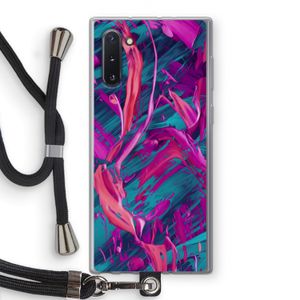 Pink Clouds: Samsung Galaxy Note 10 Transparant Hoesje met koord
