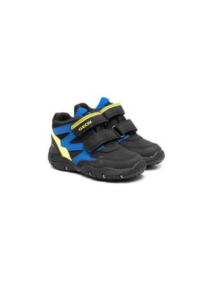 Geox Kids baskets Baltic à attaches scratch - Noir