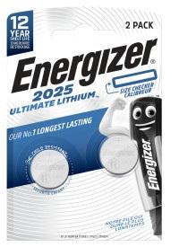 Energizer Knoopcel CR2025 3 V 2 stuk(s) 170 mAh Lithium Ultimate 2025