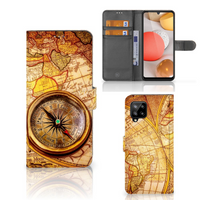 Samsung Galaxy A42 5G Flip Cover Kompas - thumbnail