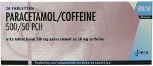 Paracetamol coffeine 500/50