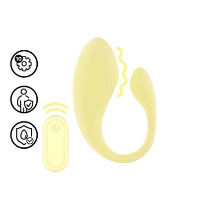Loveline by Shots Vibrerende G-Spot Vibe met Afstandsbediening - Geel