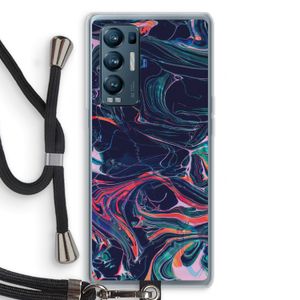 Light Years Beyond: Oppo Find X3 Neo Transparant Hoesje met koord