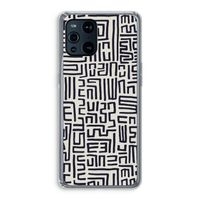 Moroccan Print: Oppo Find X3 Pro Transparant Hoesje