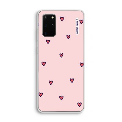 Hartjes: Samsung Galaxy S20 Plus Transparant Hoesje