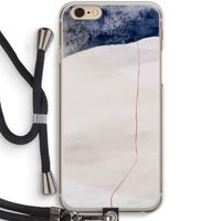 Stone White: iPhone 6 / 6S Transparant Hoesje met koord