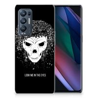 Silicone Back Case OPPO Find X3 Neo Skull Hair