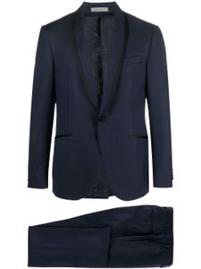 Corneliani costume à veste à simple boutonnage - Bleu