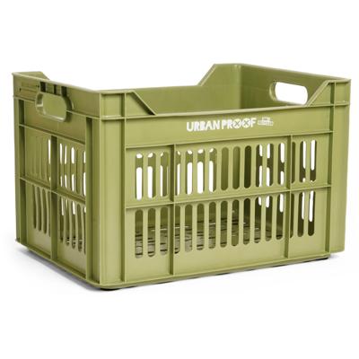 UrbanProof Urban proof fietskrat recycled kunststof 30l olijfgroen 40x30x25 cm