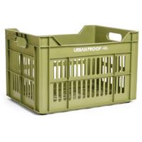 UrbanProof Urban proof fietskrat recycled kunststof 30l olijfgroen 40x30x25 cm