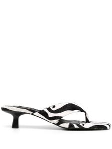 Senso sandales Tash II en cuir - Noir