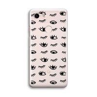 Eye pattern #2: Google Pixel 3 Transparant Hoesje