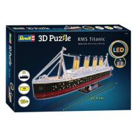 Revell 3d puzzel bouwpakket - rms titanic led edition 266st.