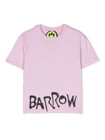 Barrow kids t-shirt en coton à logo Teddy Bear - Rose