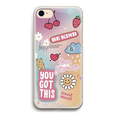 Positivity: iPhone 7 Transparant Hoesje