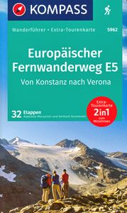 Wandelgids 5962 Wanderführer Europäischer Fernwanderweg E5 - von Konstanz nach Verona | Kompass