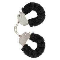 ToyJoy - Furry Fun Cuffs Handboeien Zwart - thumbnail