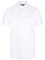 Emporio Armani polo à logo brodé - Blanc - thumbnail