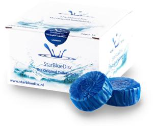StarBlueDisc 12 stuks toiletblokjes halfjaar verpakking Blauw