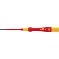Wiha Elektronica, VDE, Elektronica en fijnmechanica Platte schroevendraaier Kopbreedte: 3.5 mm Koplengte: 65 mm Wiha Elektronica, VDE, Elektronica en fijnmechanica Platte schroevendraaier Kopbreedte: 3.5 mm Koplengte: 65 mm