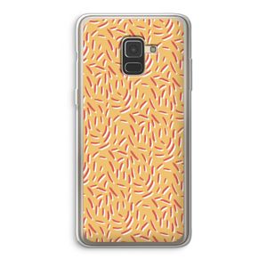 Camouflage: Samsung Galaxy A8 (2018) Transparant Hoesje