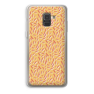Camouflage: Samsung Galaxy A8 (2018) Transparant Hoesje
