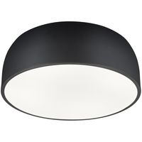 LED Plafondlamp - Plafondverlichting - Trion Barnon - E27 Fitting - 4-lichts - Rond - Mat Zwart - Aluminium - thumbnail