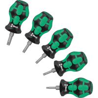 Wera Stubby Set TX 1 Schroevendraaierset Werkplaats 5-delig