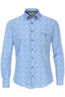 Redmond Modern Fit Overhemd lichtblauw, Motief