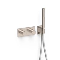 Douchekraan Tres B-System | Inbouw | Thermostaatkraan | Excl.Inbouwdeel | 2-weg | Rechthoek | RVS look