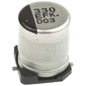 Panasonic Elektrolytische condensator SMD 330 µF 25 V 20 % (Ø) 8 mm 1 stuk(s)