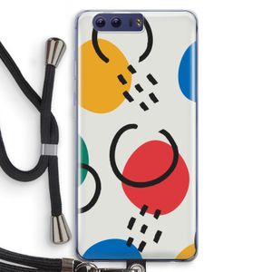 Illustratieve pop 3: Honor 9 Transparant Hoesje met koord