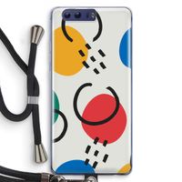 Illustratieve pop 3: Honor 9 Transparant Hoesje met koord
