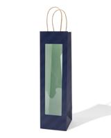 HEMA Wijntas met venster blauw