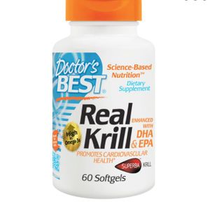 Real Krill Enhanced with DHA & EPA (60 Softgels) - Doctor&apos;s Best