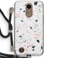 Terrazzo N°3: LG K10 (2017) Transparant Hoesje met koord