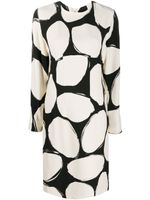 Marni robe droite à motif géométrique - Tons neutres