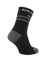 Sealskinz Mautby Warm weather fietssok met Hydrostop zwart/grijs