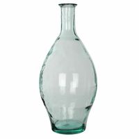 Bloemenvaas Kyara - gerecycled glas - transparant - D28 x H60 cm   -