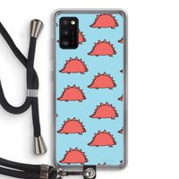 Dinosawrr: Samsung Galaxy A41 Transparant Hoesje met koord