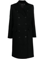 Lauren Ralph Lauren manteau Eldridge à boutonnière croisée - Noir