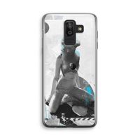 I will not feel a thing: Samsung Galaxy J8 (2018) Transparant Hoesje
