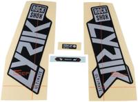 ROCKSHOX decor set "signatur series" decal set rs lyrik ult. silver